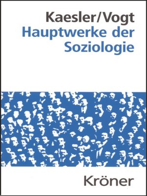 cover image of Hauptwerke der Soziologie
